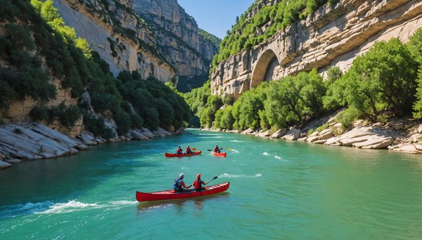 Exploration de la rivière Ardèche avec Canoë Kayak 07